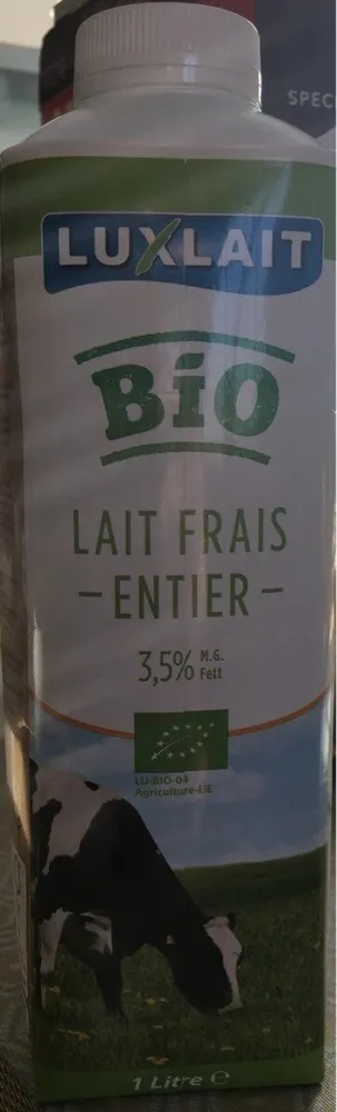 Luxlait lait bio 3,5%