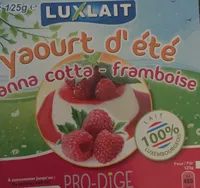 Luxlait Joghourt Pro Digé, Panna Cotta Himbeere / Pa...
