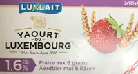 Yaourt du Luxembourg Fraise aux 6 grains