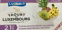 Yaourt ananas pomme banane aux graines