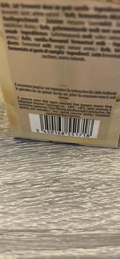 Kefir goût vanille