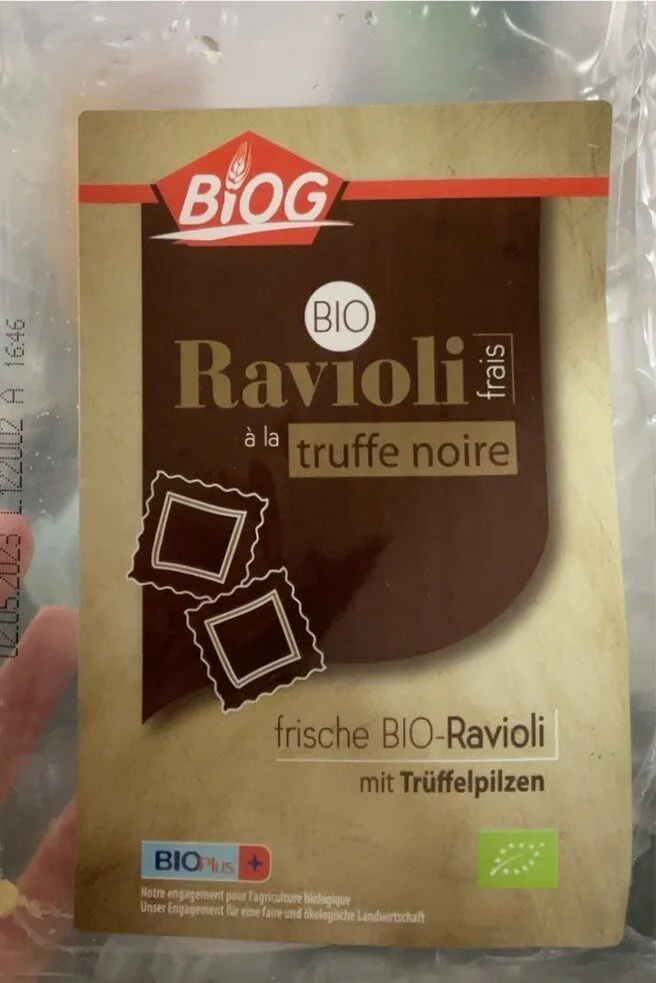 Raviolis frais à la truffe