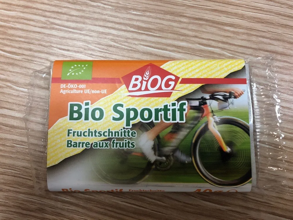 Bio Sportif Barre aux fruits