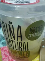 Piña natural en rodajas
