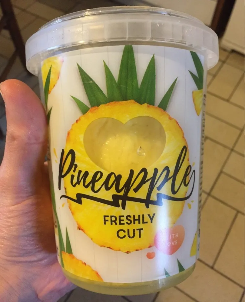 Pineapple freshly cut