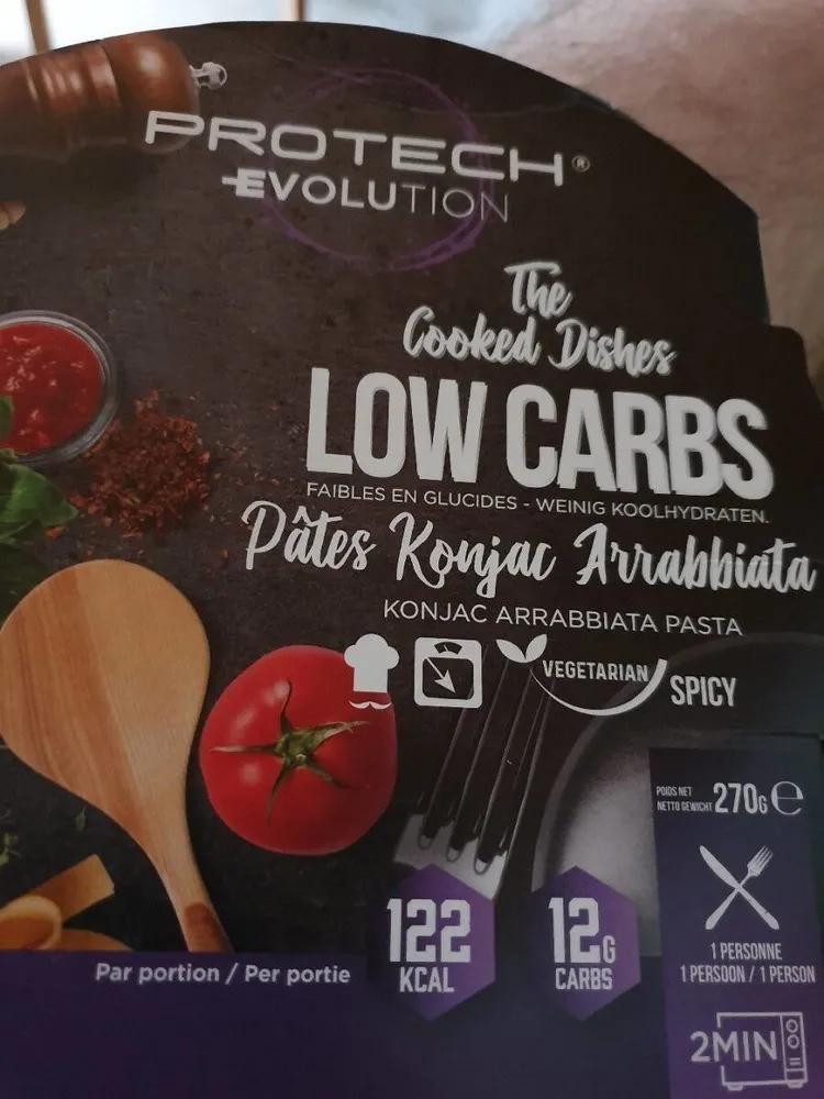 Konjac arrabbiata pasta