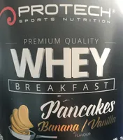 Whey pancakes breakfast
