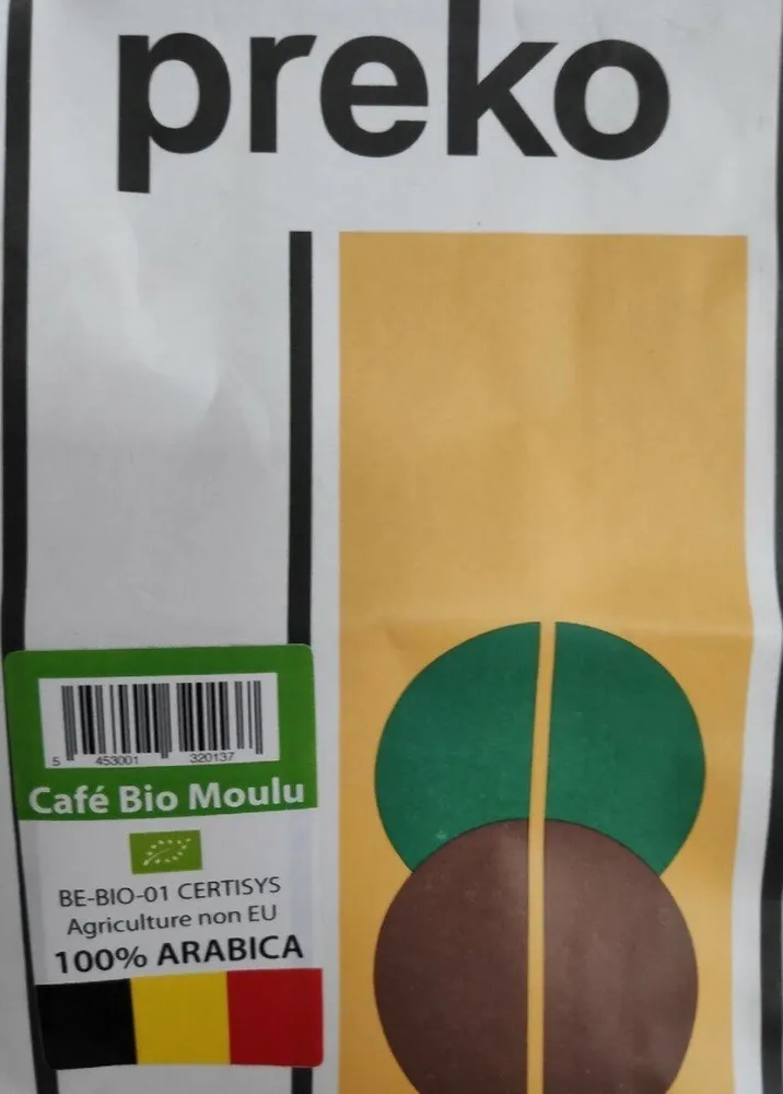 Café bio moulu 100% arabica