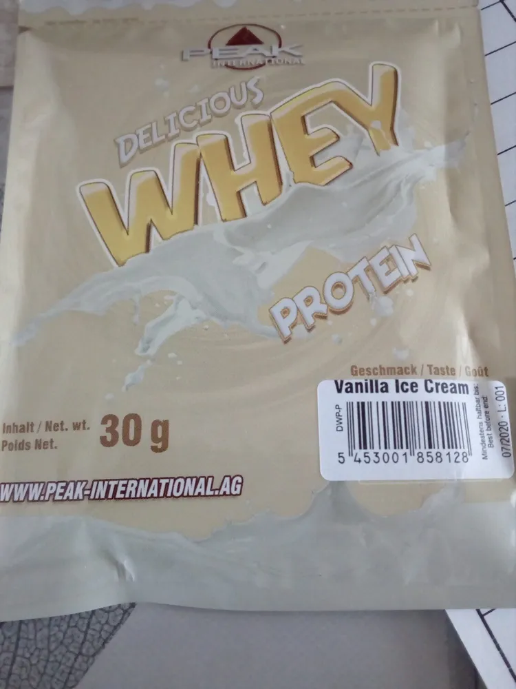 Whey saveur vanille crème glacée