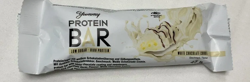 Protein bar white chocolate coolie