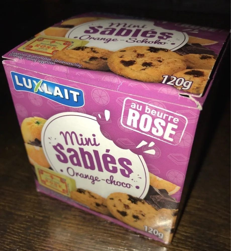 Mini Sablés Orange-choco
