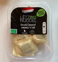 LëtzBio Nuddel Ravioli Épinard cuisinés à l‘ail