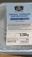 Original Thüringer Rostbratwurst