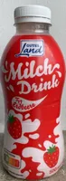 Milch drink Typ Erdbeere