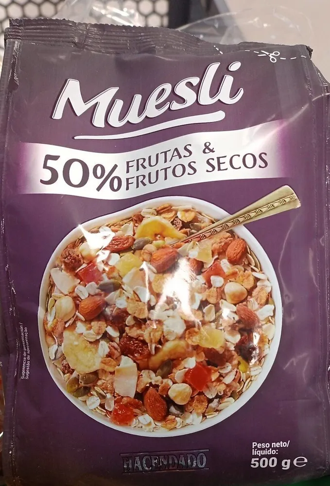 Muesli 50%fruta & frutos secos