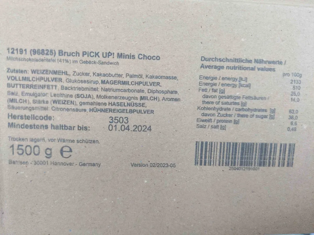 Bruch Pick up Minis Choco