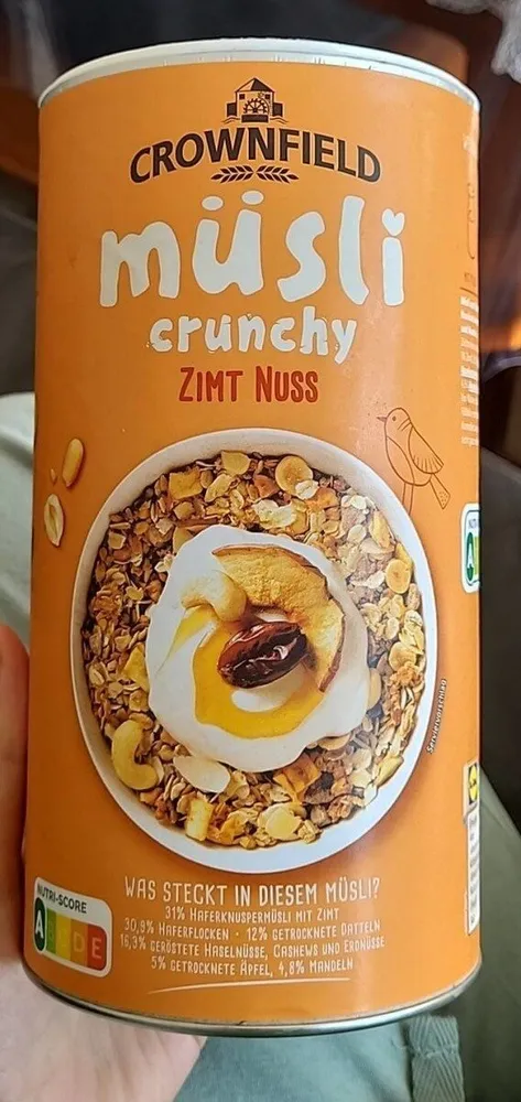 Crunchy Zimt Müsli