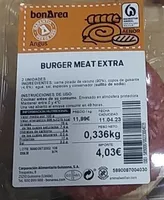 Burguer meat extra