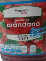 Nectar de arandano Member's choice