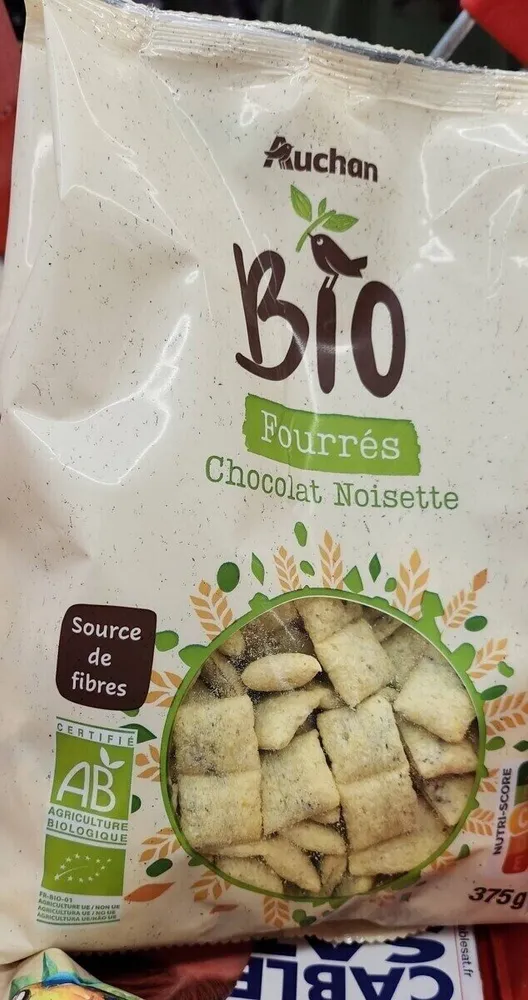 Fourrés chocolat noisette