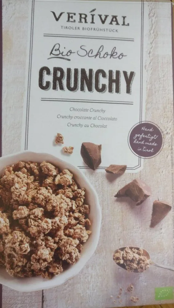 Crunchy bio schoko