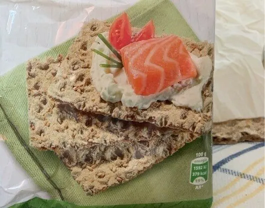 Fette di segale croccanti