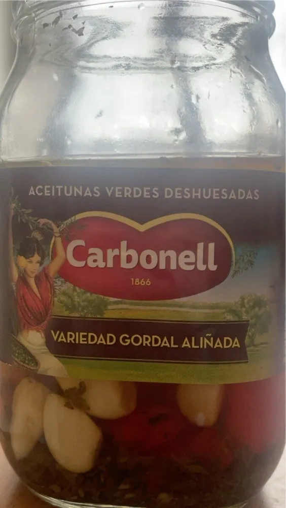 Aceitunas verdes deshuesadas
