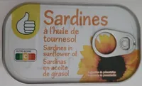 Sardines à l'huile de tournesol