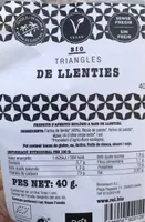 Triangles de llenties