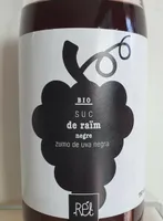Suc de raïm / Zumo de uva negra