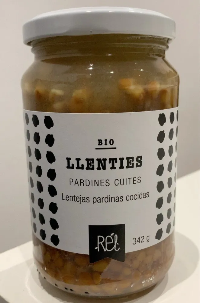 Llenties pardines cuites