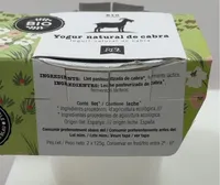 Yogur natural de cabra