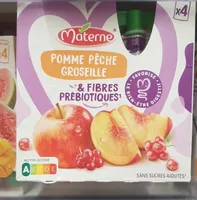 Pomme pêche groseille prebiotiques