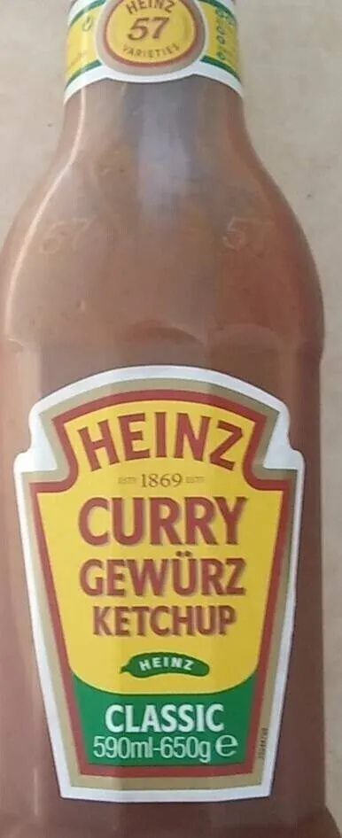 Curry gewürz ketchup