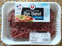 Viande hachée pur bœuf 5% MAT.GR. U
