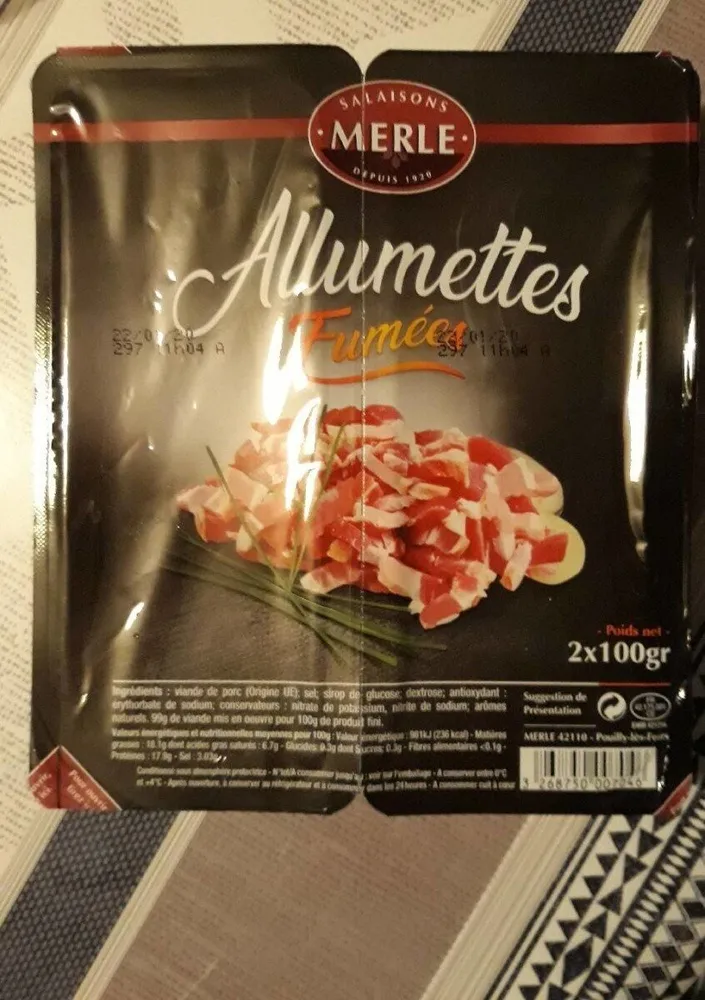 Allumettes fumées