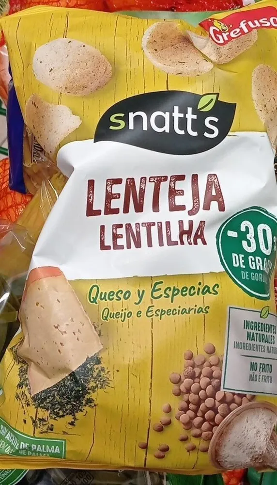 Chips lenteja