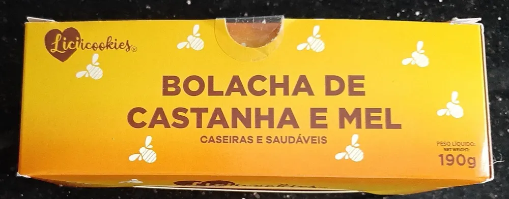 Bolacha de Castahna e Mel