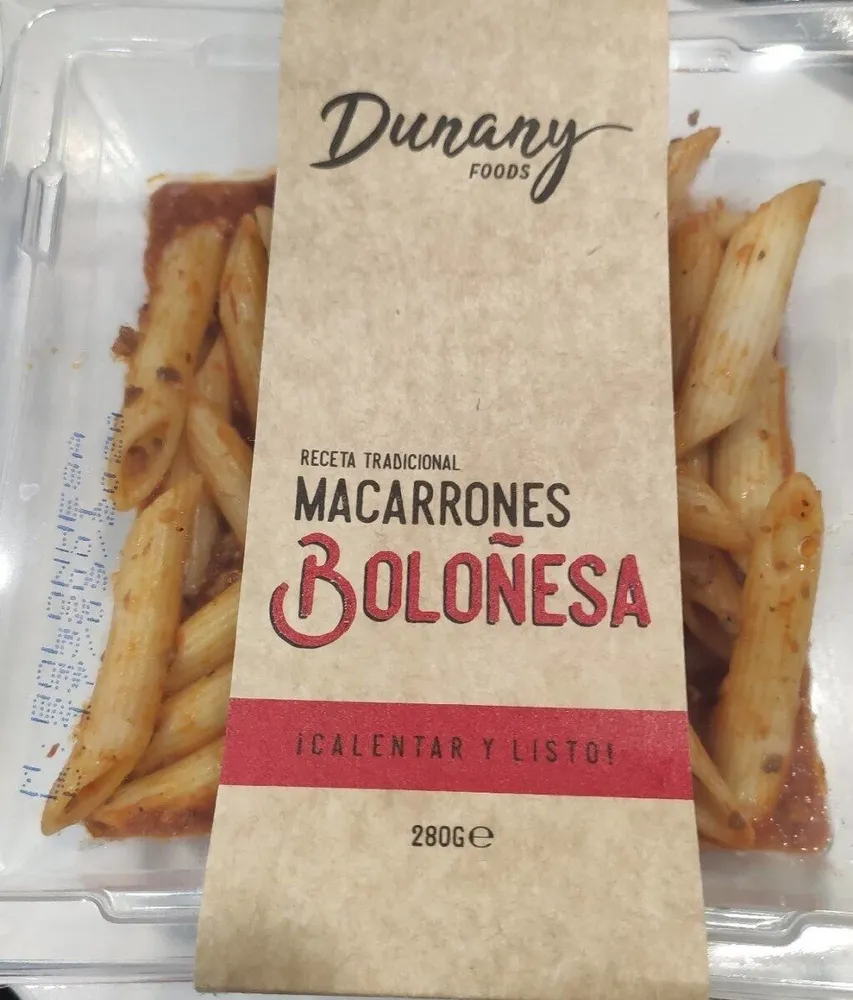 Macarrones Boloñesa