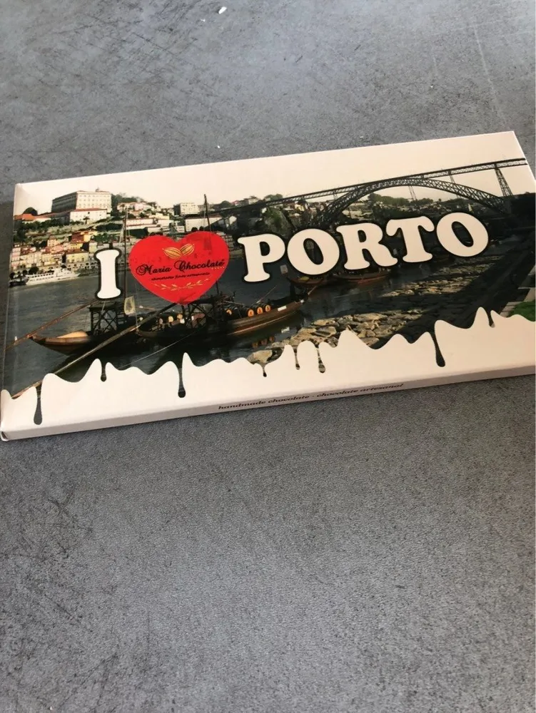 Tablette chocolat negro I love porto