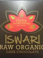 Chocolat cru Fraise & Cardamome 80% cacao