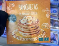Panquecas de banana e espelta