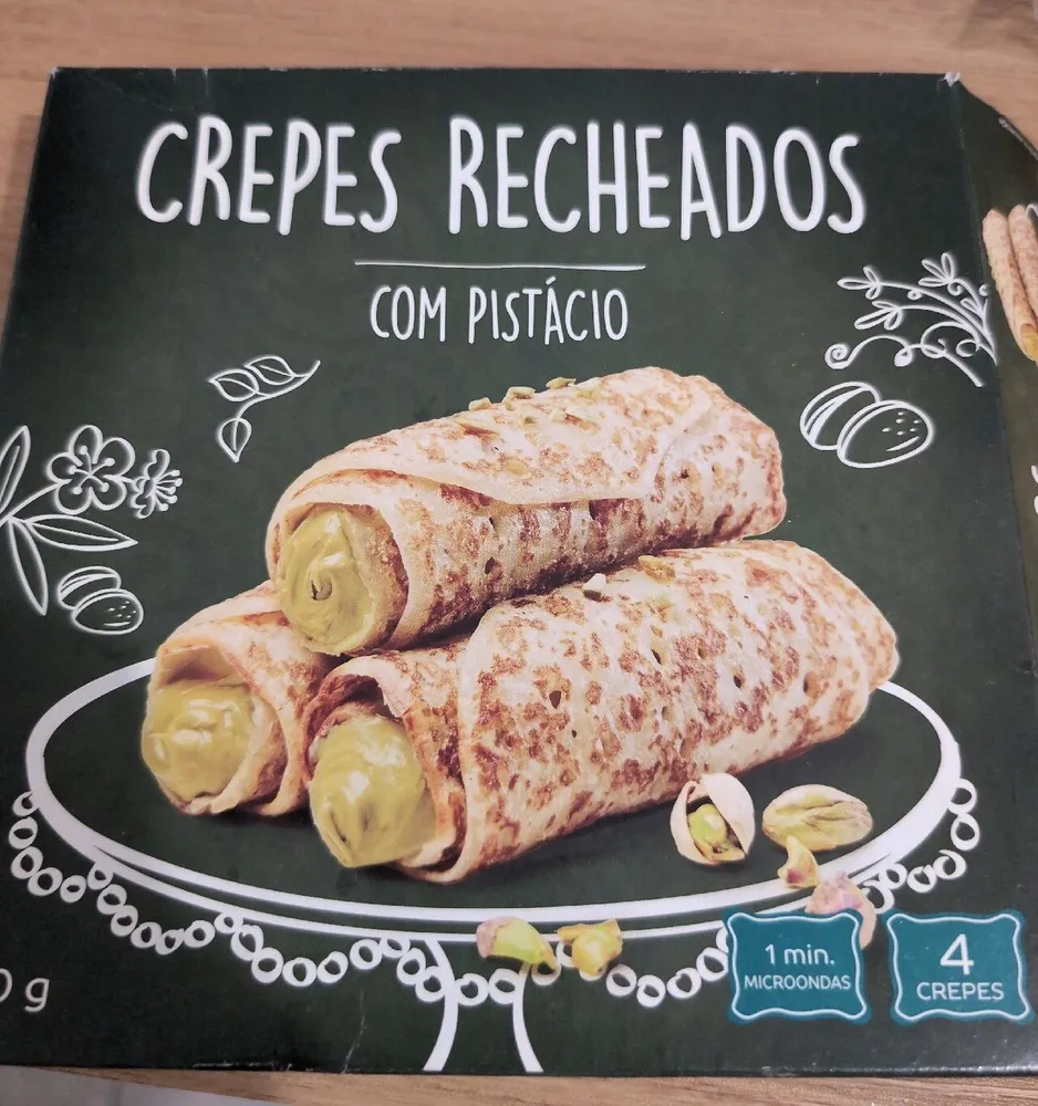 Crepes Recheados Com Pistachio