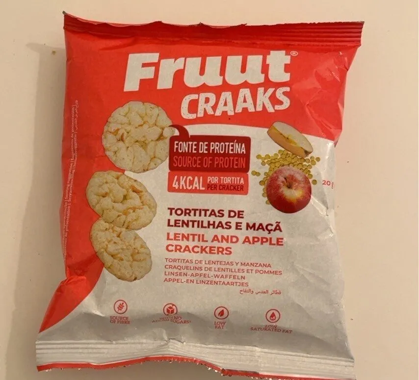 Tortitas de lentilhas maçã