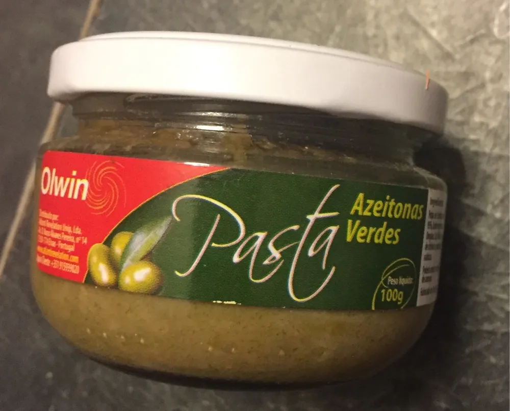 Pasta azeitonas verdes