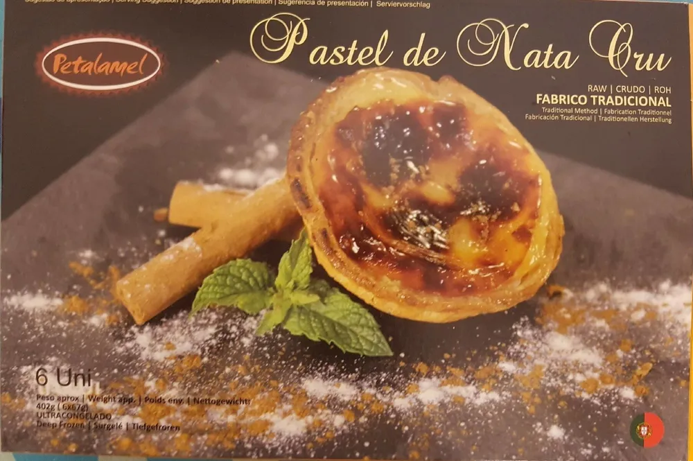 Pastel de nata cru