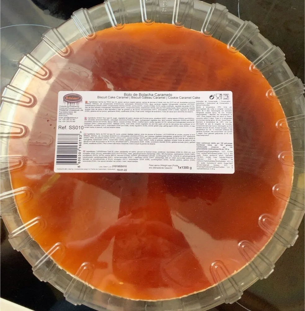 Biscuit gâteau caramel