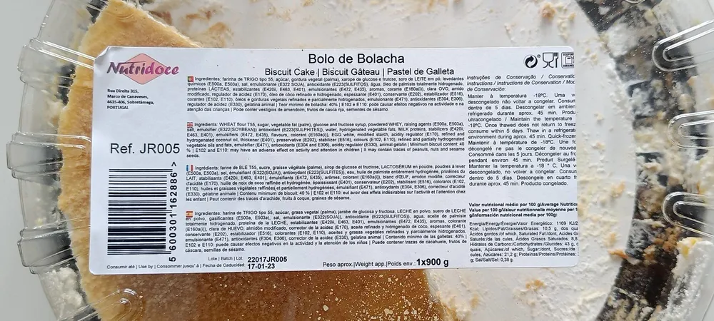 Bolo de Bolacha