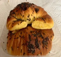 Croissants Brioche com chocolate