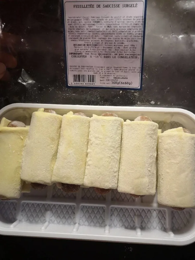 Feuilleté de Saucisse Surgelé
